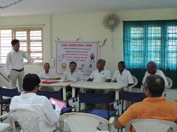 Press Conference on Ban Asbestos, Ahmedabad, May 2015